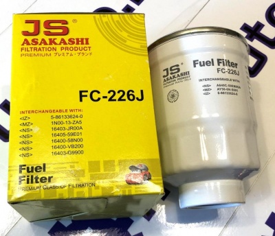FC226J Фильтр топливный NISSAN SAFARI / PATROL / WINGROAD / ELGRAND YD25D,ZD30D / AD / ALMERA